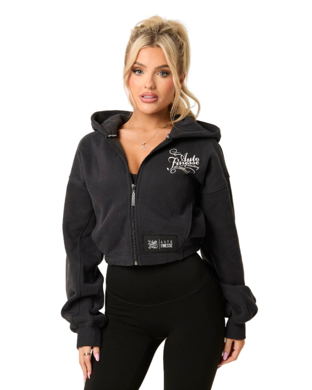 Cropped Signature Hoodie