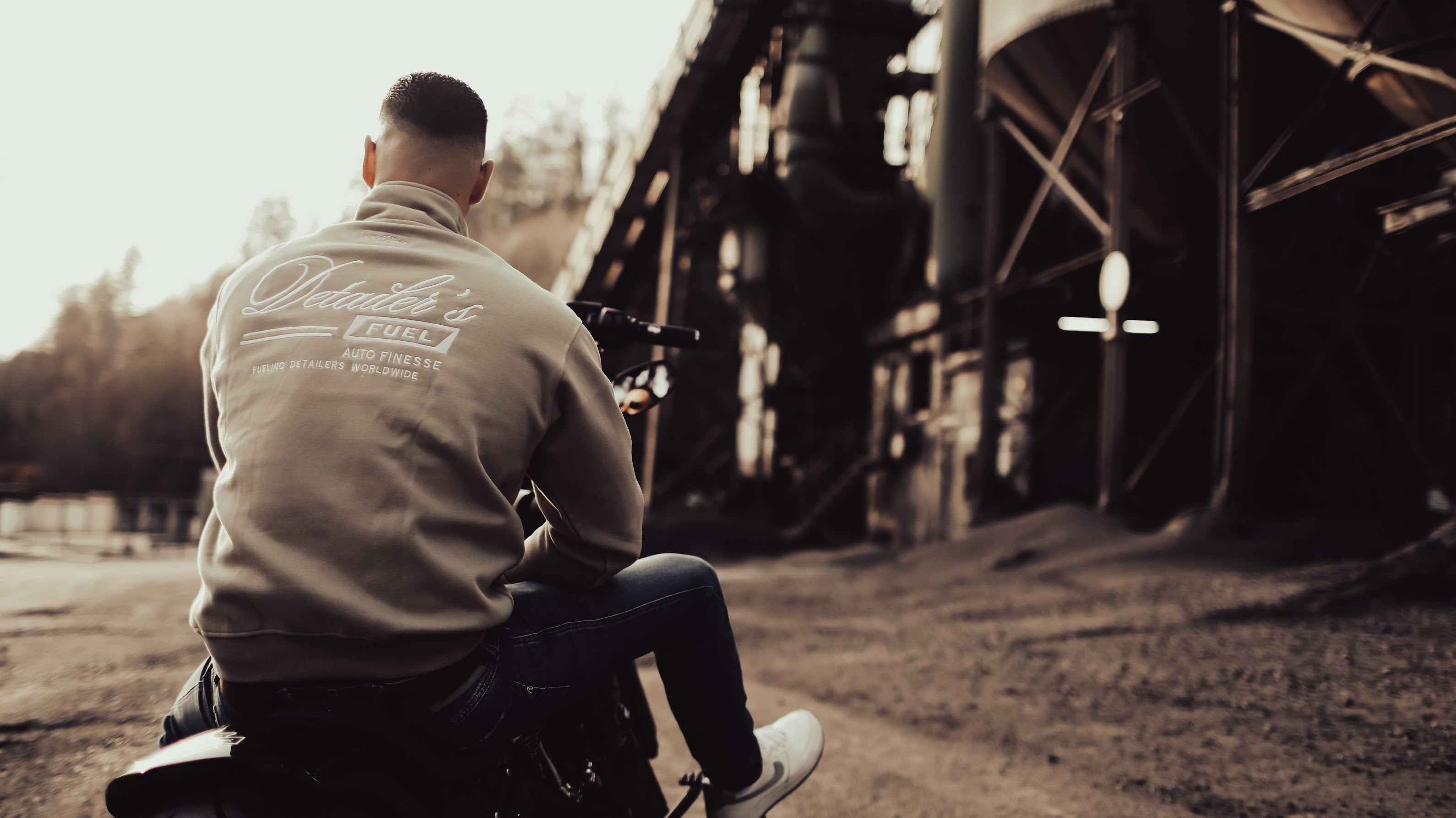 Auto Finesse | The Detailers Fuel 1/4 Zip Beige Pullover | Auto Finesse®