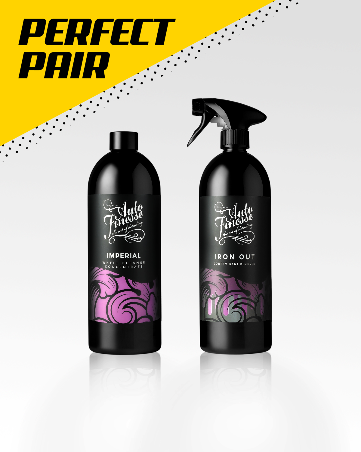 Auto Finesse | Car Detailing Products | Iron Out 1L & Imperial 1L