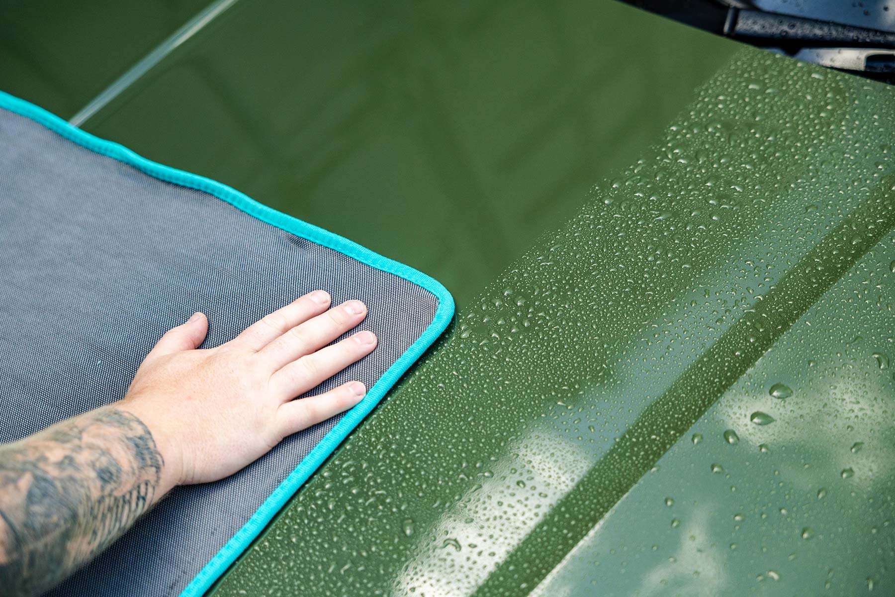 Wash N Gloss, Plush Wash Pad, Aqua Deluxe XL