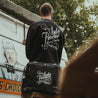 Oversized Signature Logo Crew Neck Sweater_ Man Wearing_ Back