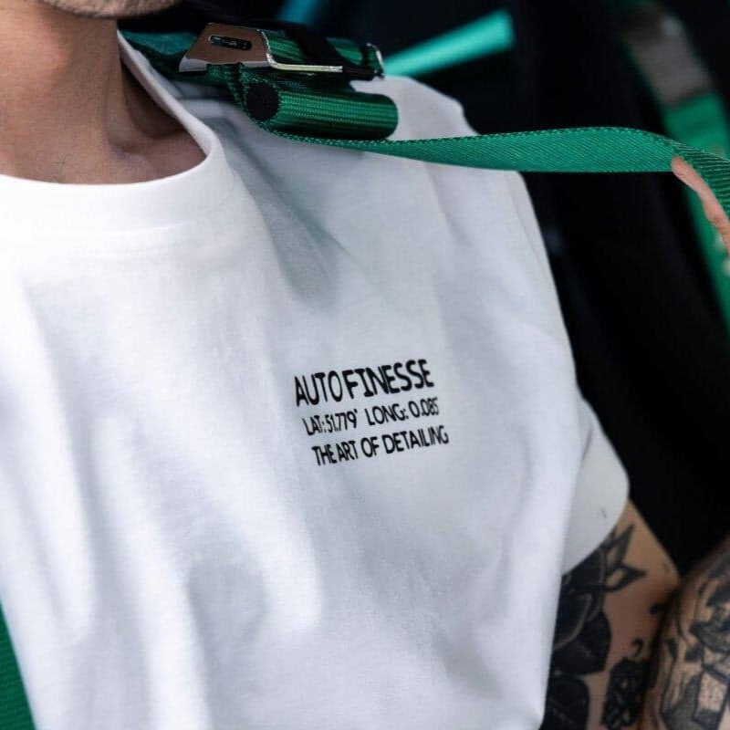 Man Wearing Premium Geographic T-shirt_ Front