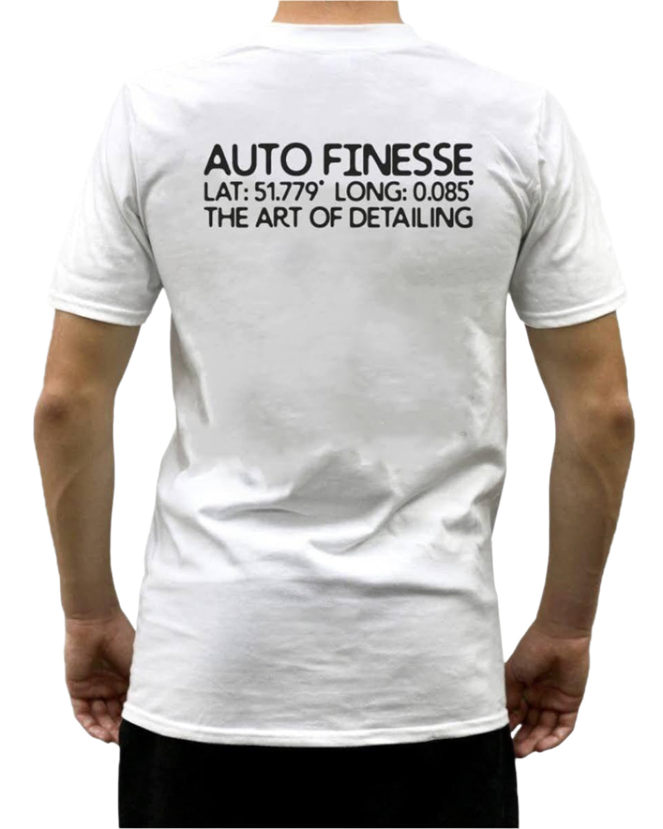 Man Wearing Premium Geographic T-shirt_ Back