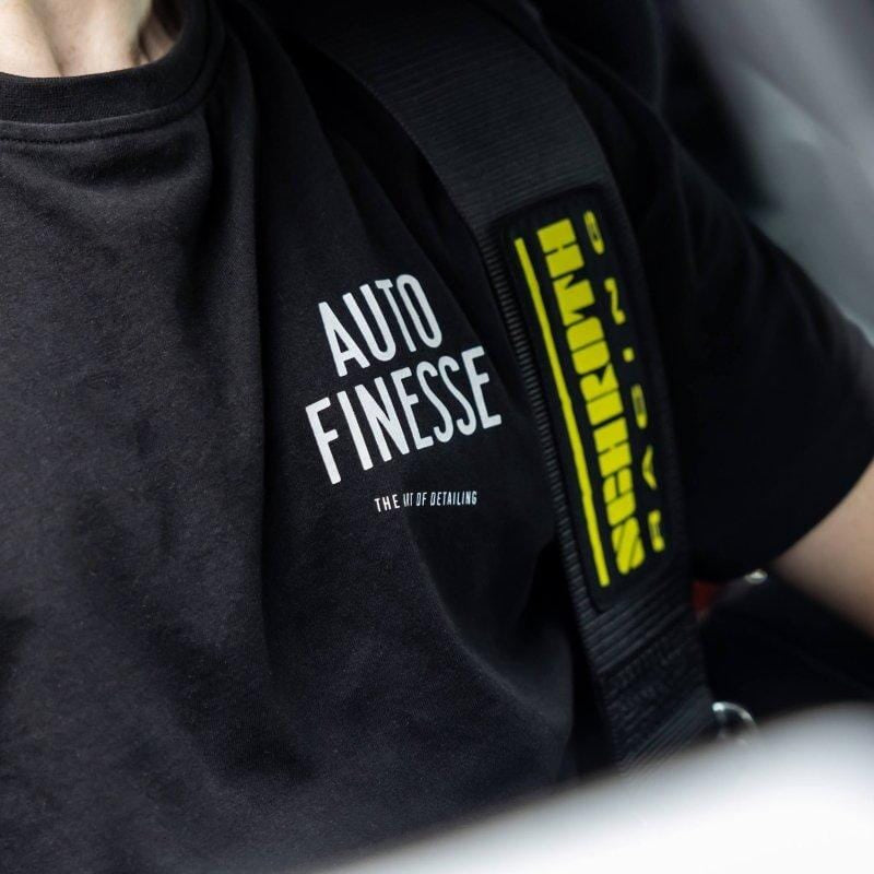 Man Wearing Premium Worker Tee_ Front Closeup