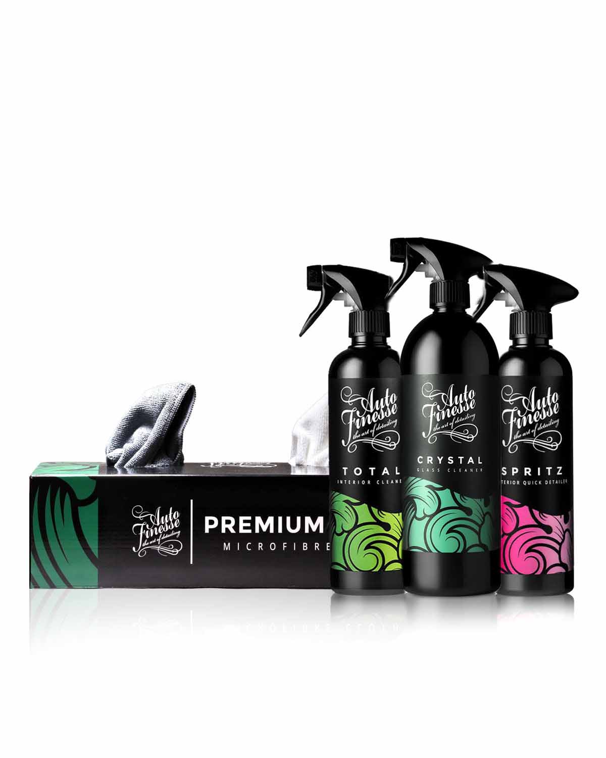 Premium Cloth Box, Total 500ml, Crystal 1L, Spritz 500ml