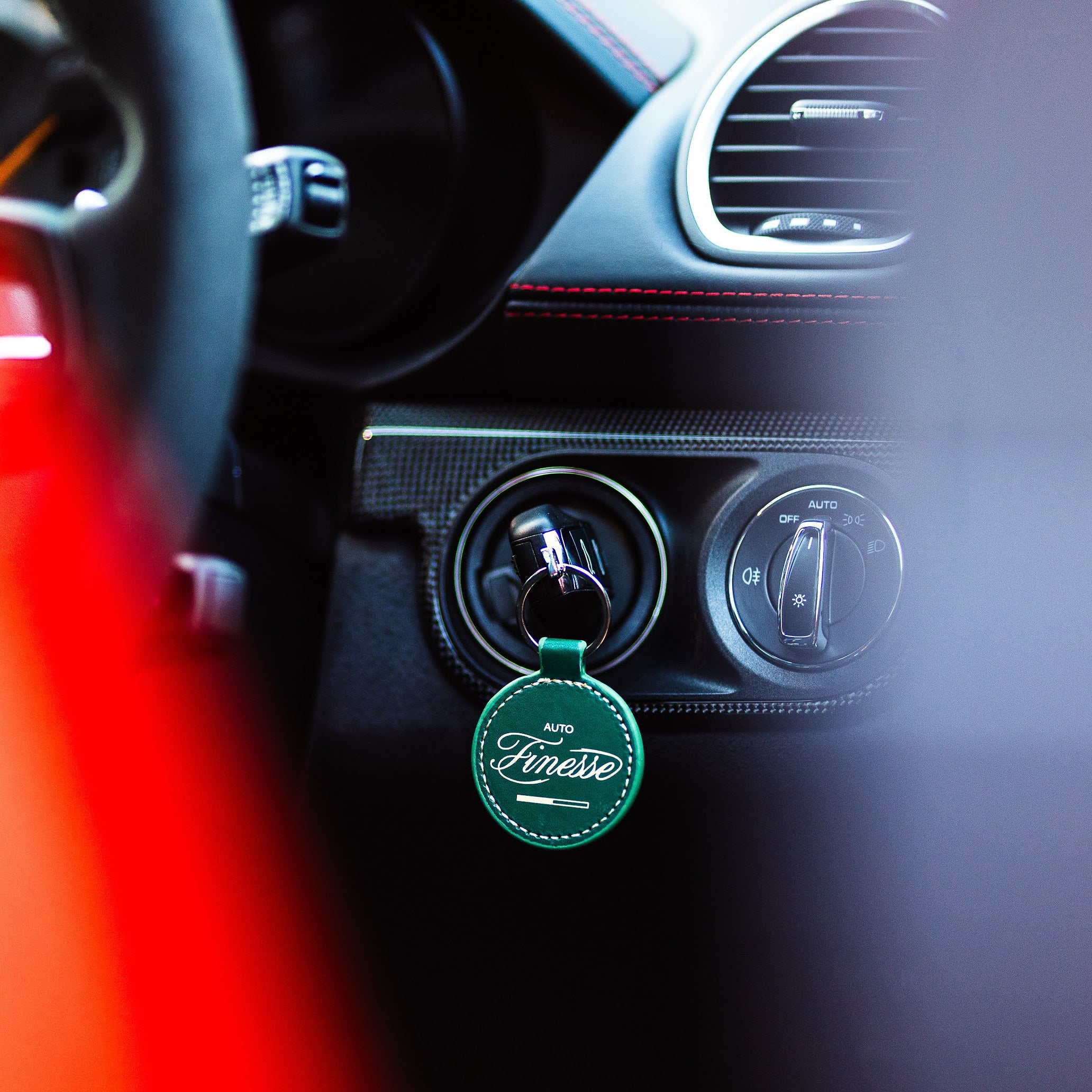 Drive & Vibe AW 23 Key Ring_ Hanging in car