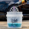 Mini Detailing Bucket Clear With Grit Guard