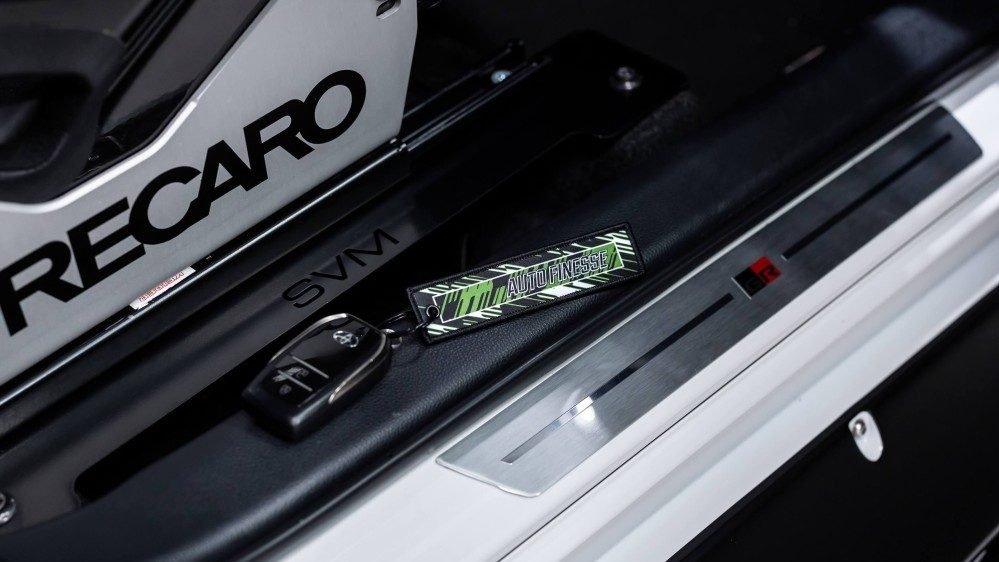 V3 Race Flight Tag Keyring_ Green_ On Keys