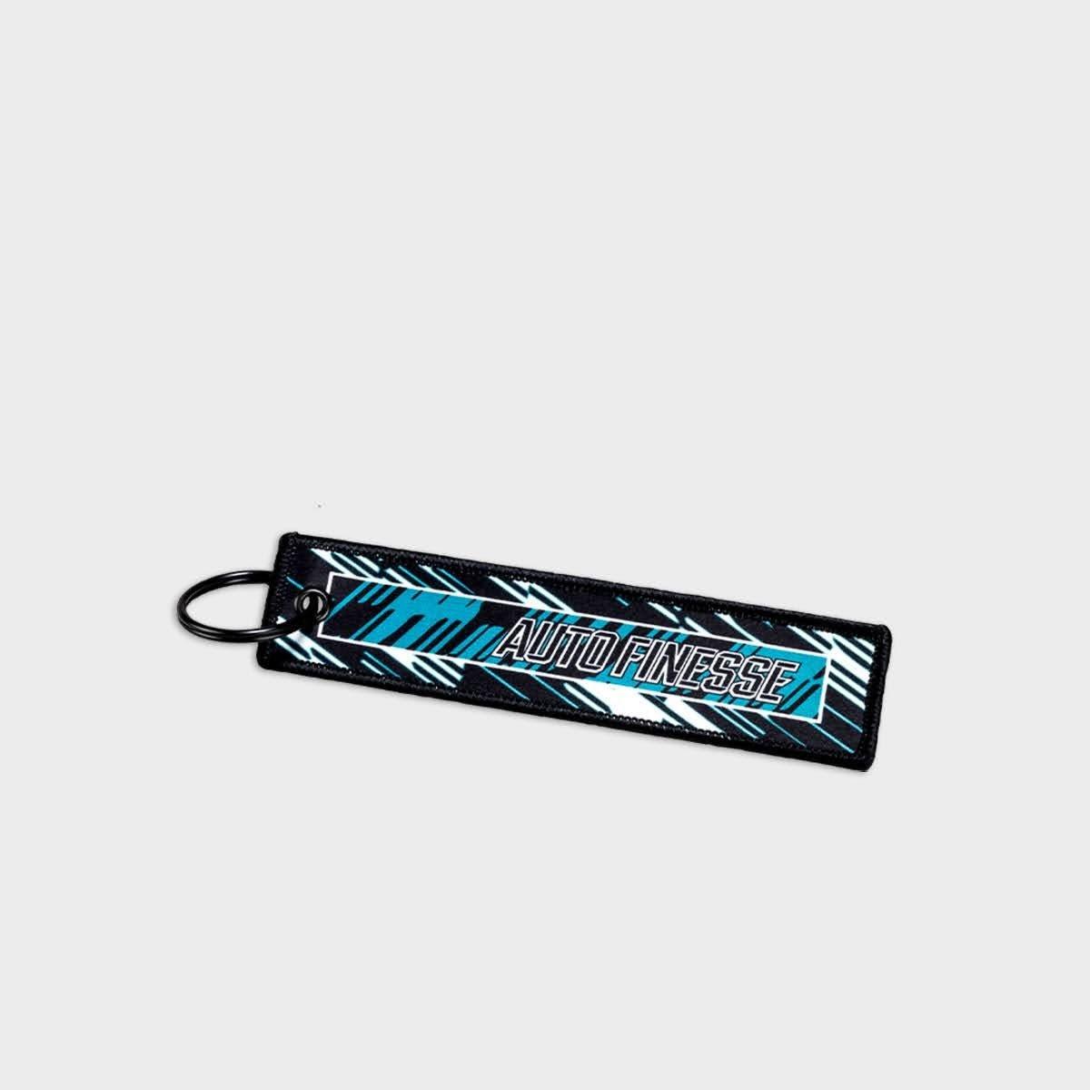 V3 Race Flight Tag Keyring_ Teal