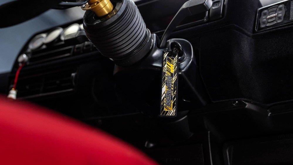 V3 Race Flight Tag Keyring_ Yellow_ In Ignition