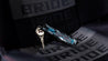 V3 Race Flight Tag Keyring_ Teal_ On Keys