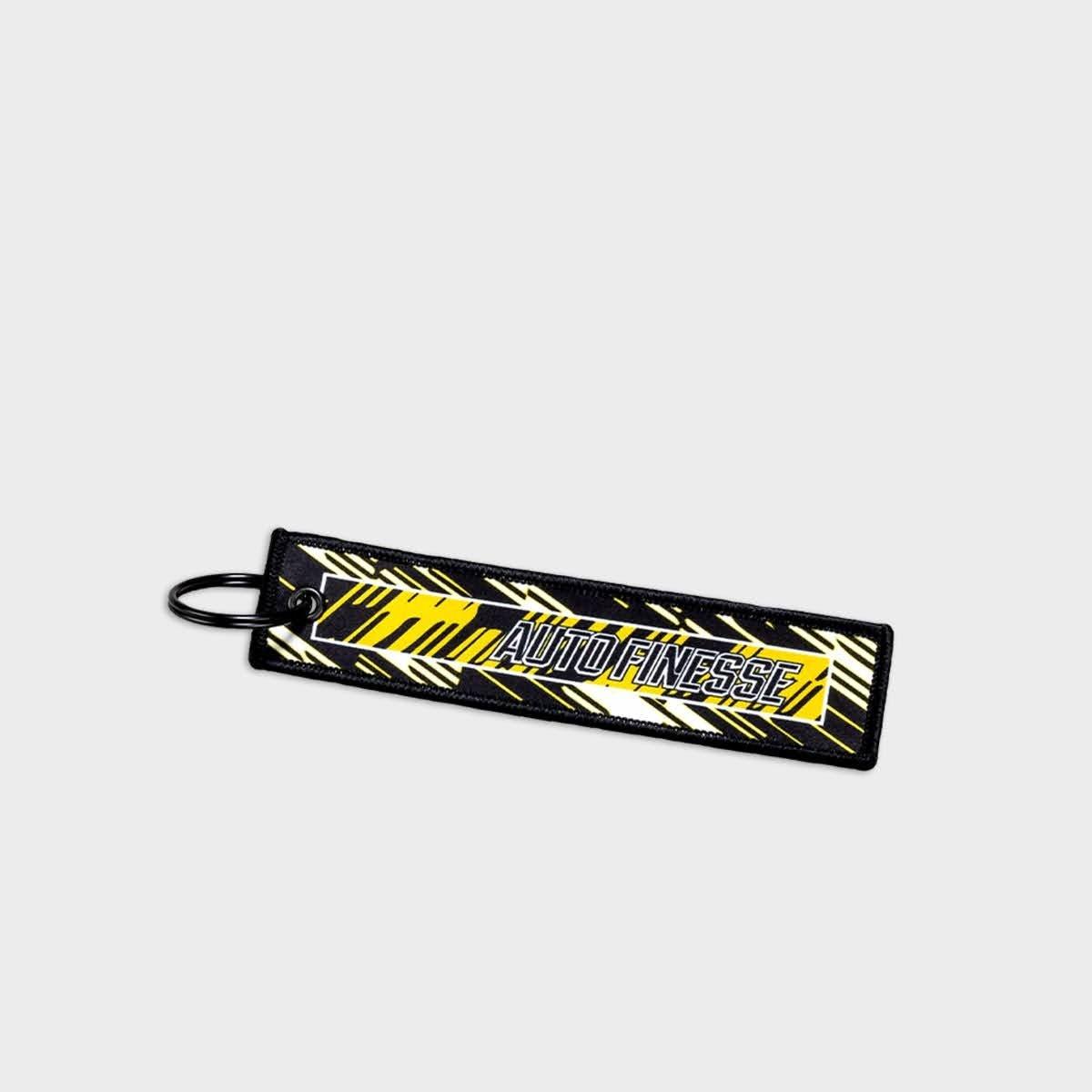 V3 Race Flight Tag Keyring_ Yellow