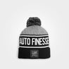 Bobble Knitted Beanie Grey Colour