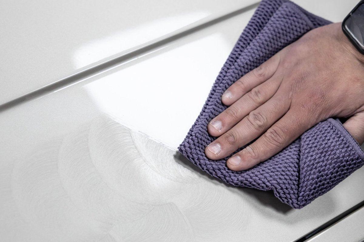 Fusion_Wiping with Microfiber Cloth