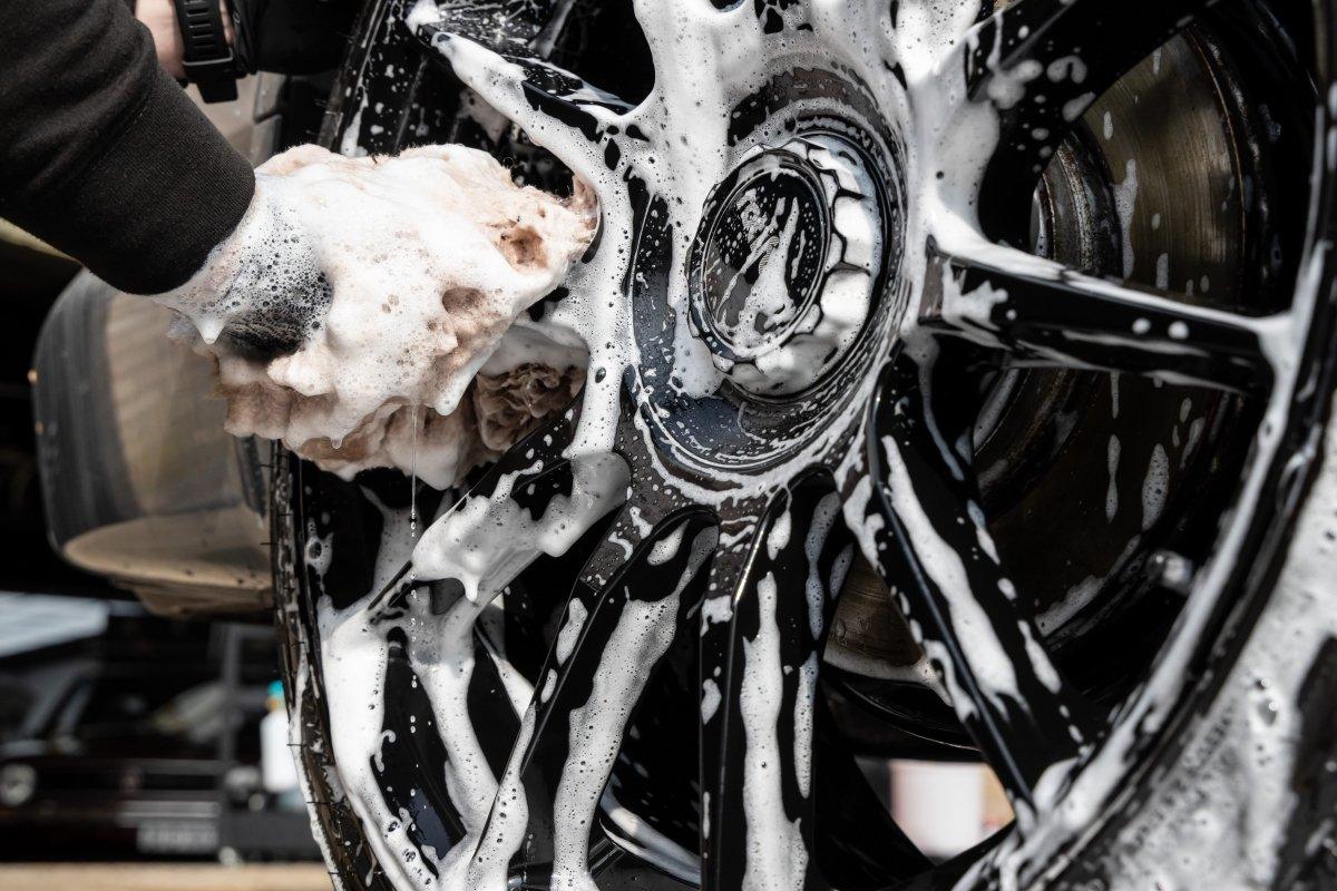 Revolution Wheel Soap_ in use