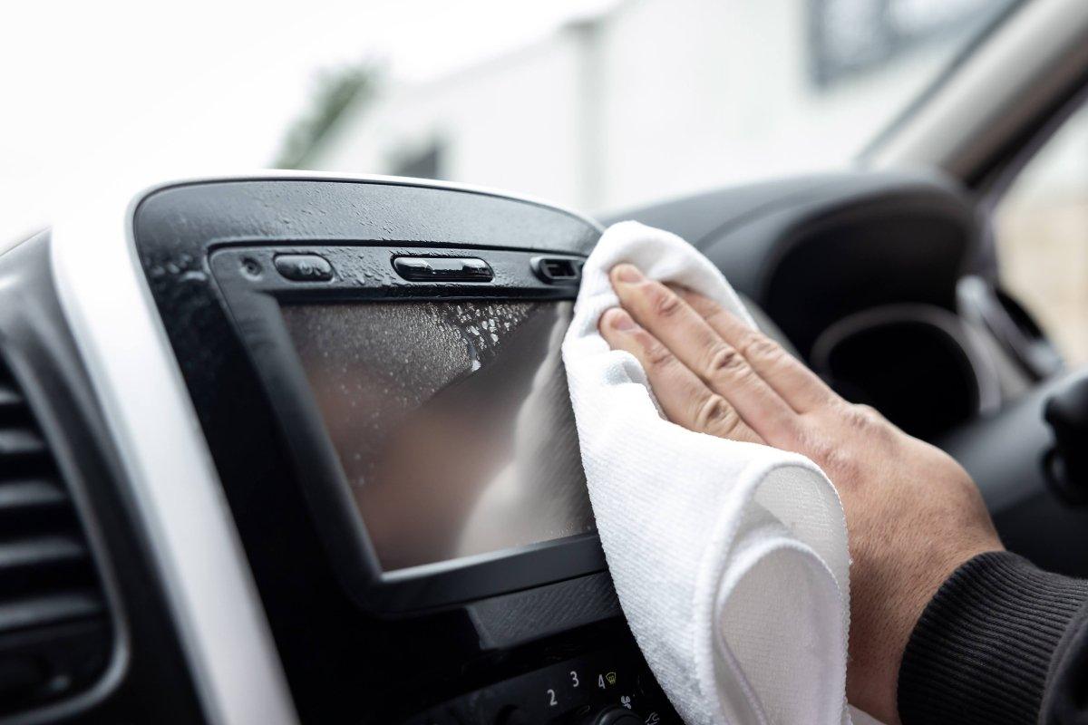 Spritz Interior Quick Detailer _in use